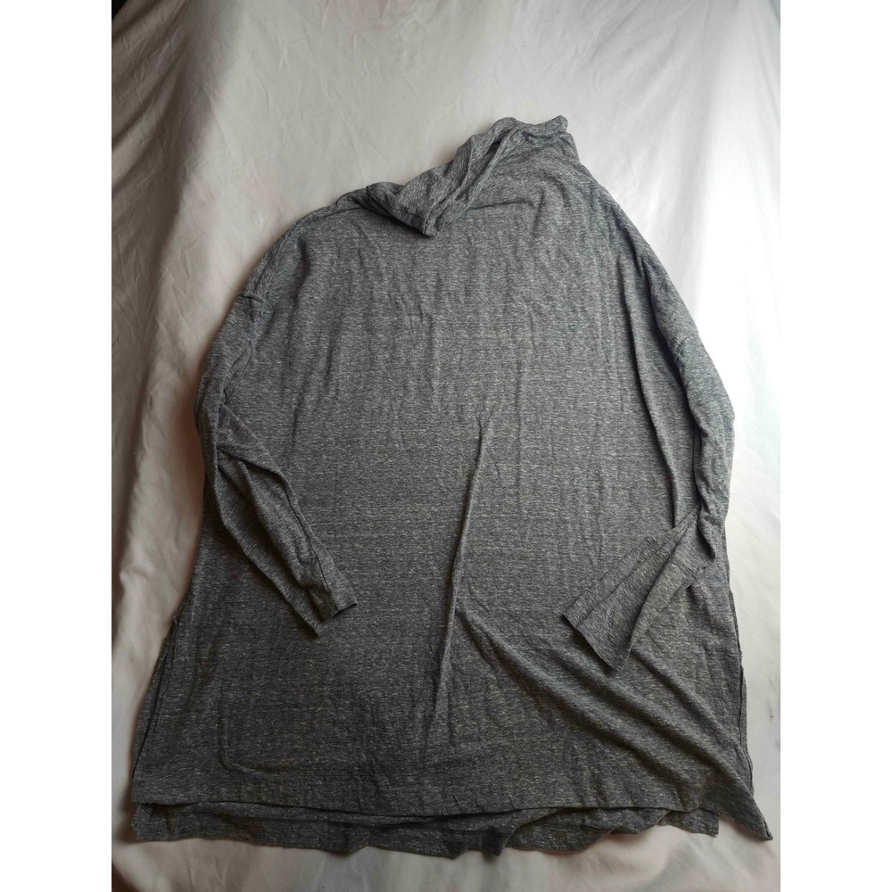 Free People We The Free Gray Heathered Turtleneck‎ Tunic Top Womens Size Medium